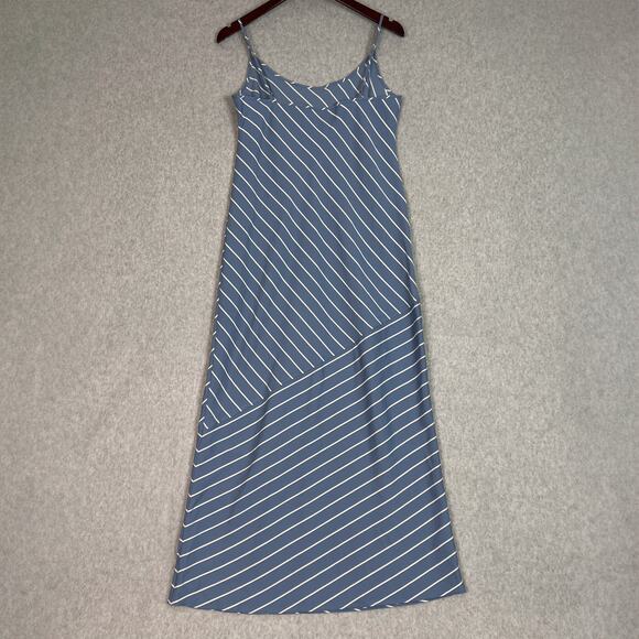 Jenni Kayne Vintage Blue Stripe Kendall Slip Midi Dress Size Small - Picture 5 of 10